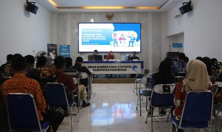 Ponorogo Perkuat Ketahanan Siber Daerah Lewat Evaluasi dan Strategi Penguatan Tim CSIRT