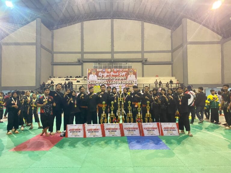 Kado Manis Akhir Tahun, Atlet Forum Pencak Silat Mahasiswa UIN Ponorogo Raih Juara Umum STUDENT NGAWI LEAGUE SERIES 1 2025