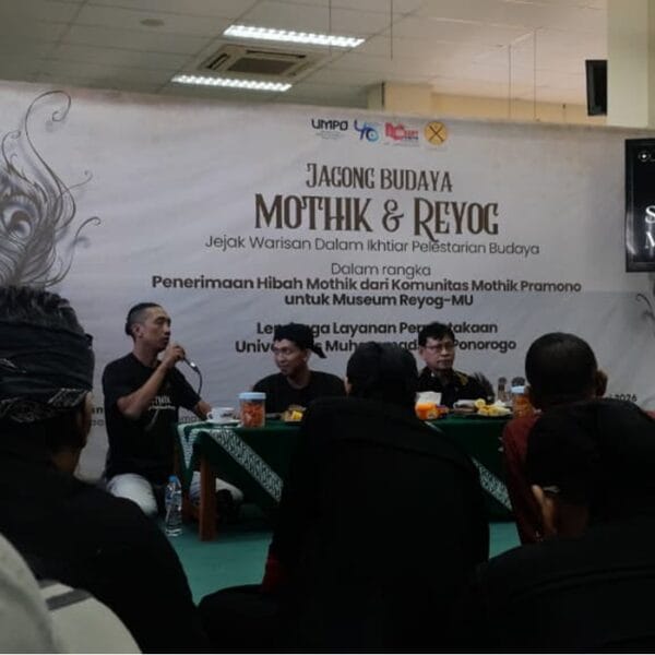Jagong Budaya Mothik dan Reyog di Unmuh Ponorogo Kenalkan Warisan Leluhur kepada Generasi Muda